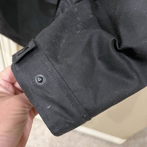 Flint and Tinder Sherpa Lined XXL Waxed  Ridge Parka Hooded Jacket Black - Picture 13 of 16